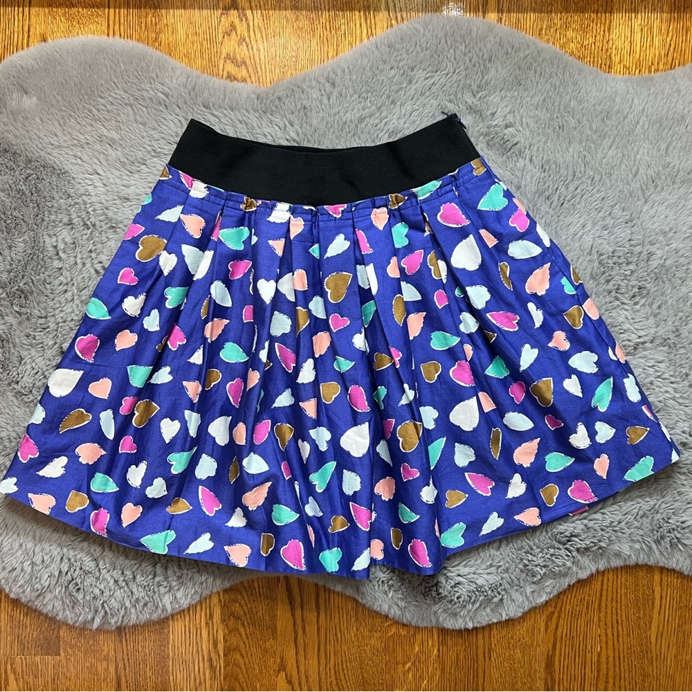 Forever 21 I Love H81 Heart Skater Skirt